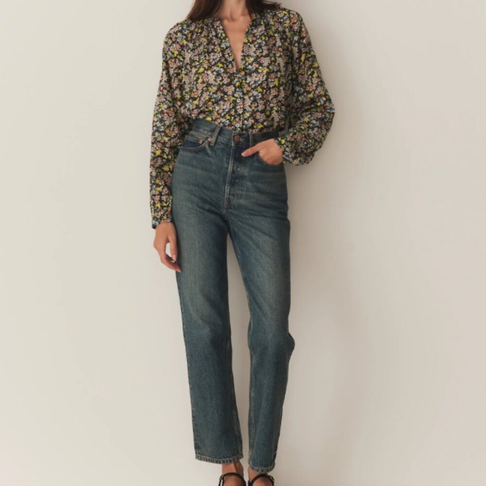 NWT Doen Jill Top in Blossom Breeze - Picture 2 of 7